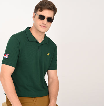 SLIM FIT PIQUE POLO SHIRT
