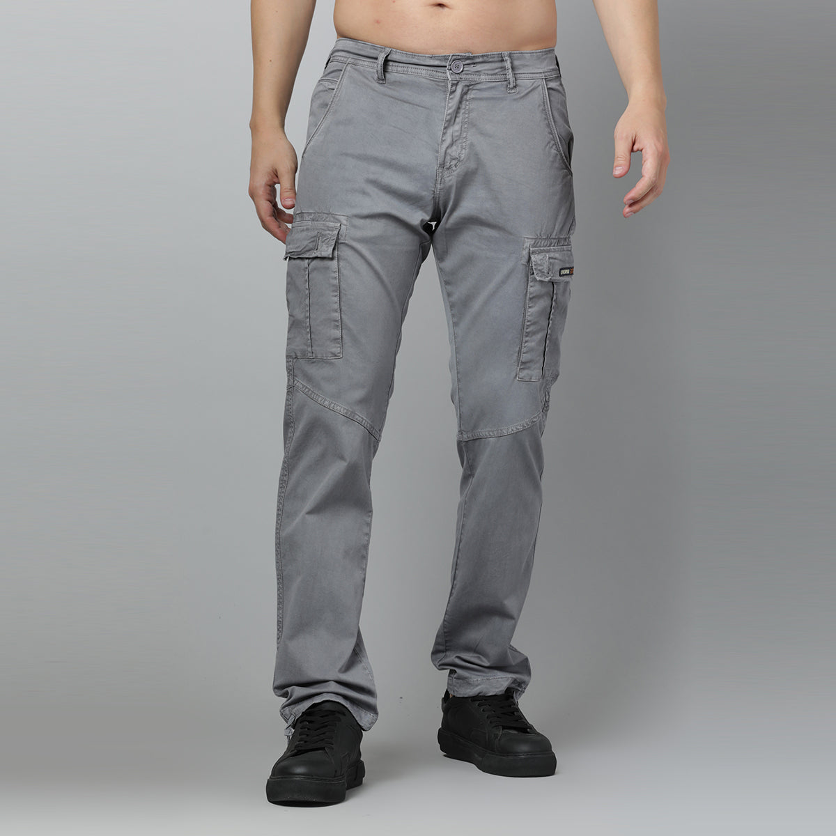 Grey slim deals cargo pants