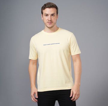 OVERSIZE PRINTED CREW NECK TSHIRT