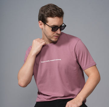 OVERSIZE PRINTED CREW NECK TSHIRT