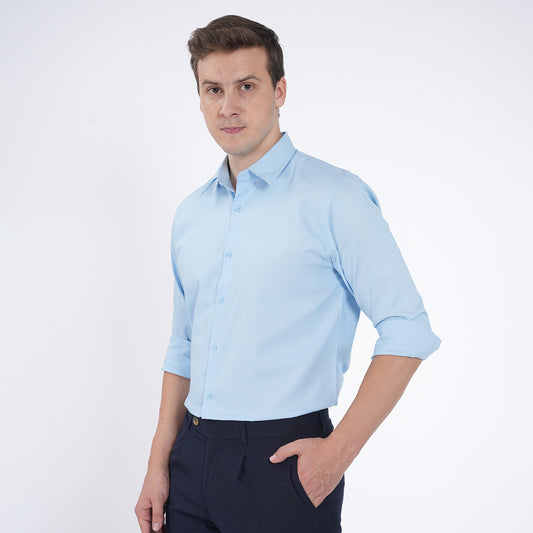 FULL SLEEVES OXFORD FORMAL COTTON SHIRT