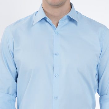 FULL SLEEVES OXFORD FORMAL COTTON SHIRT