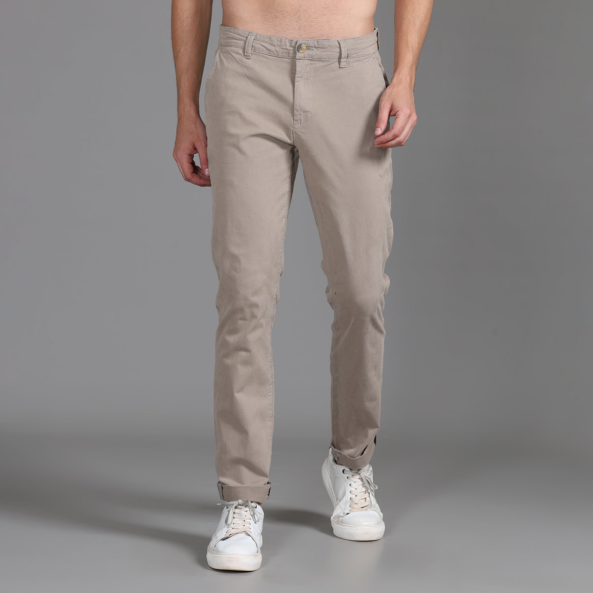 SLIM FIT COTTON CHINOS