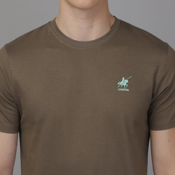 REGULAR FIT CREW NECK COTTON TSHIRT