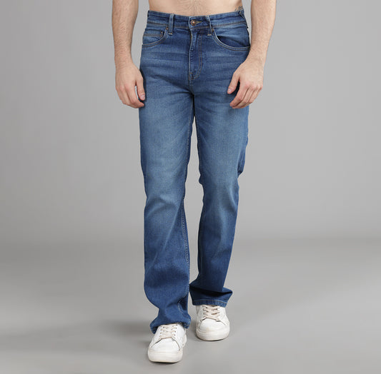 INDIGO BOOTCUT JEANS