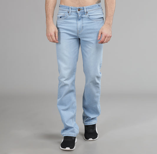 LIGHT INDIGO BOOTCUT JEANS