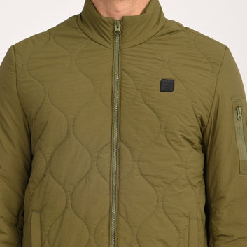 REGULAR FIT QUILTED CRUSH JACKET
