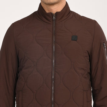 REGULAR FIT QUILTED CRUSH JACKET