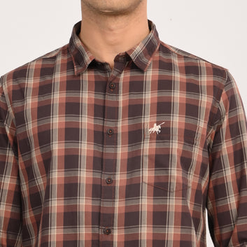 CHECKS FULL SLEEVES SLIM FIT CASUAL SHIRT