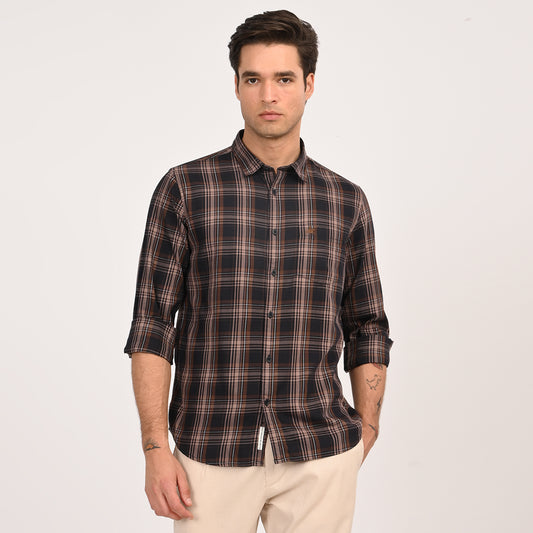 CHECKS FULL SLEEVES SLIM FIT CASUAL SHIRT