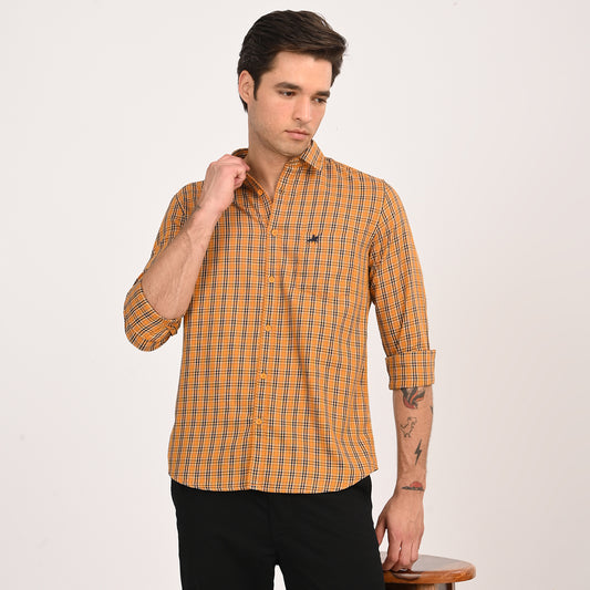 CHECKS FULL SLEEVES SLIM FIT CASUAL SHIRT