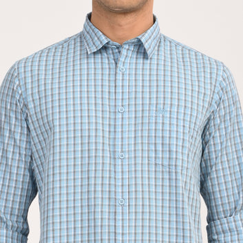 CHECKS FULL SLEEVES SLIM FIT CASUAL SHIRT