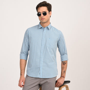 CHECKS FULL SLEEVES SLIM FIT CASUAL SHIRT
