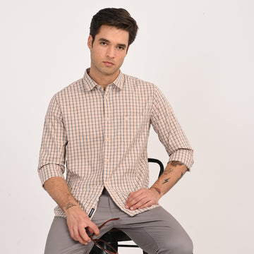 CHECKS FULL SLEEVES SLIM FIT CASUAL SHIRT