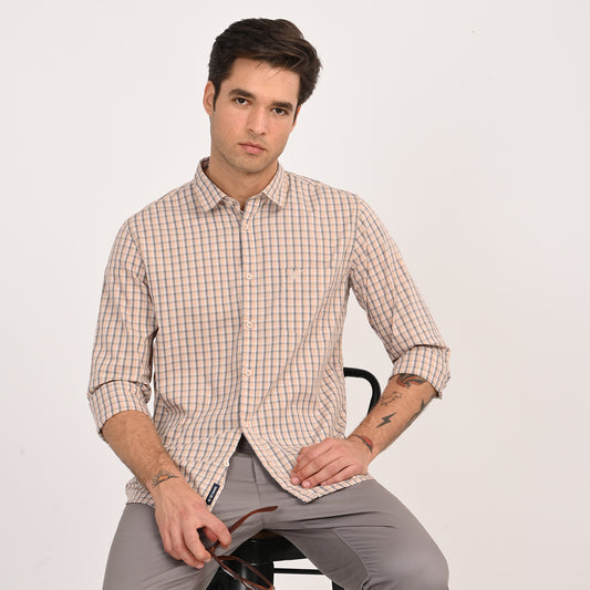 CHECKS FULL SLEEVES SLIM FIT CASUAL SHIRT
