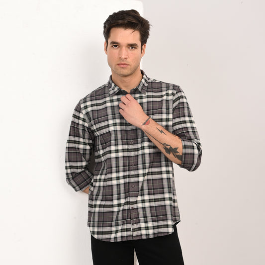 CHECKS FULL SLEEVES SLIM FIT CASUAL SHIRT
