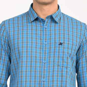 CHECKS FULL SLEEVES SLIM FIT CASUAL SHIRT