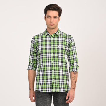 CHECKS FULL SLEEVES SLIM FIT CASUAL SHIRT