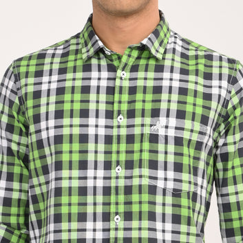 CHECKS FULL SLEEVES SLIM FIT CASUAL SHIRT