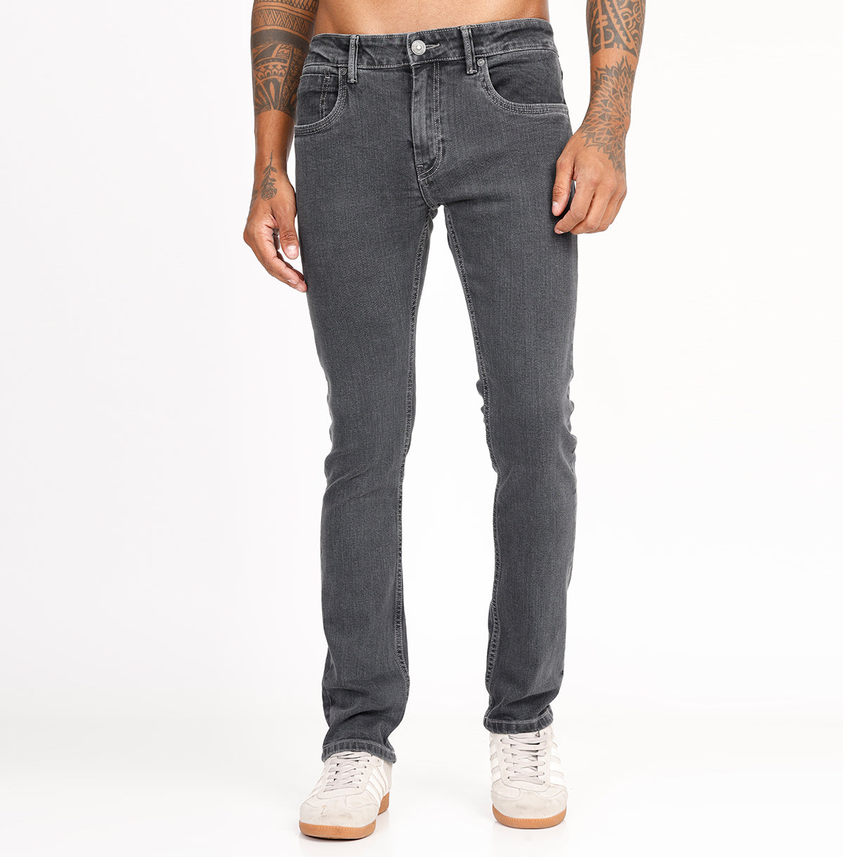 GREY SLIM FIT DENIM