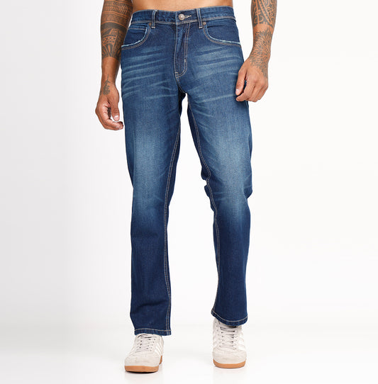 DARK INDIGO STRAIGHT FIT DENIM
