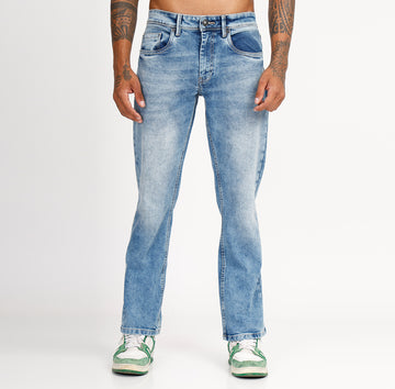 LIGHT INDIGO STRAIGHT FIT DENIM