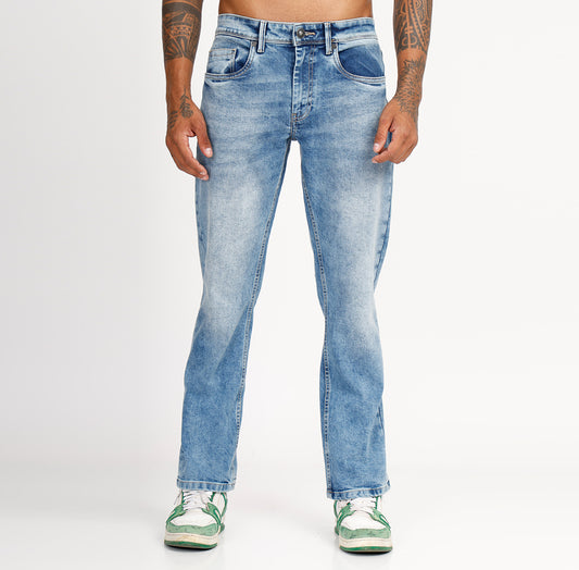 LIGHT INDIGO STRAIGHT FIT DENIM