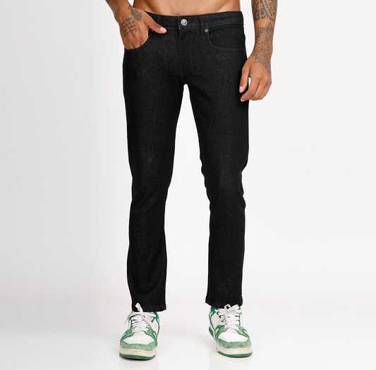 BLACK ANKLE SLIM FIT DENIM