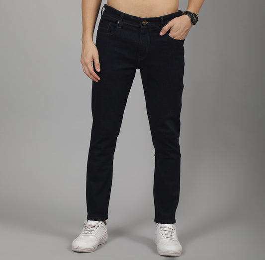 DARK INDIGO ANKLE FIT JEANS