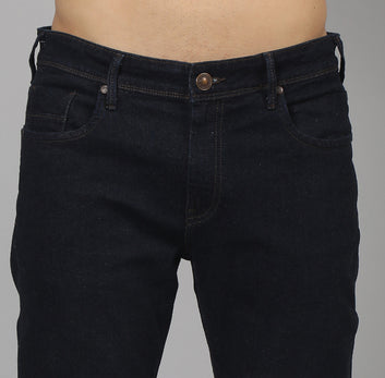 DARK INDIGO ANKLE FIT JEANS