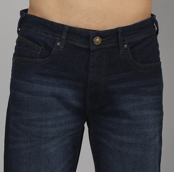 DEEP INDIGO STRAIGHT FIT JEANS