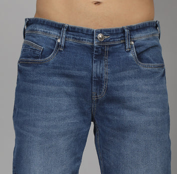 LIGHT INDIGO STRAIGHT FIT JEANS