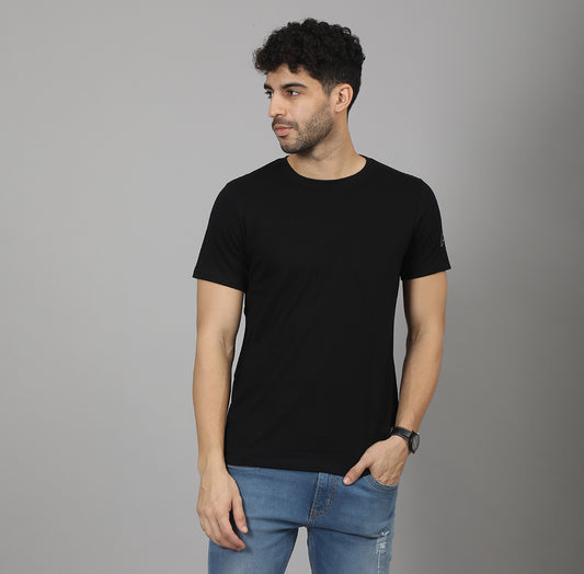 REGULAR FIT CREW NECK COTTON TSHIRT