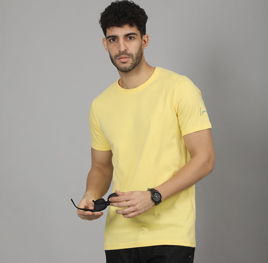 REGULAR FIT CREW NECK COTTON TSHIRT