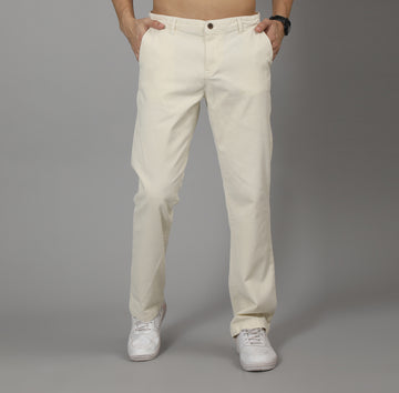 STRAIGHT FIT  COTTON CHINOS