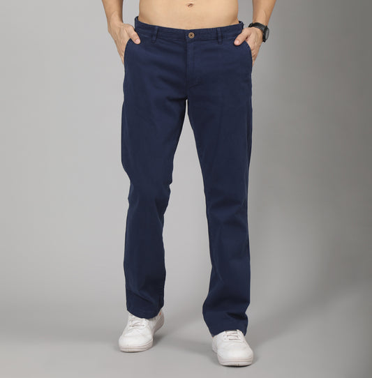 STRAIGHT FIT  COTTON CHINOS