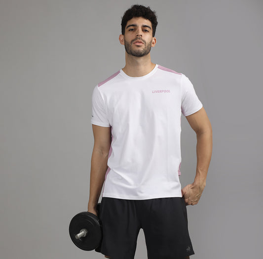 SLIM FIT ACTIVE WEAR CREW NECK TSHIRT