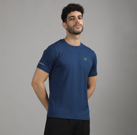 SLIM FIT ACTIVE WEAR CREW NECK TSHIRT