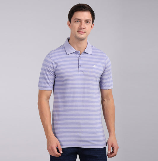 SLIM FIT JACQUARD POLO SHIRT