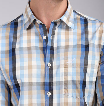 CHECKS FULL SLEEVES CASUAL COTTON SHIRT