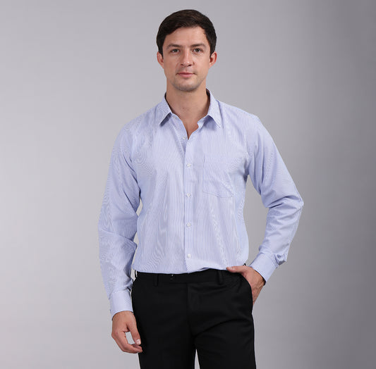 STRIPES FULL SLEEVES FORMAL SHIRT