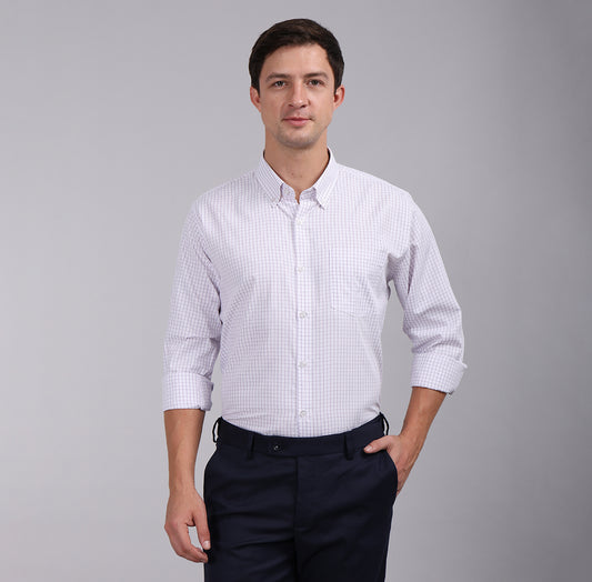 CHECKS FULL SLEEVES FORMAL SHIRT