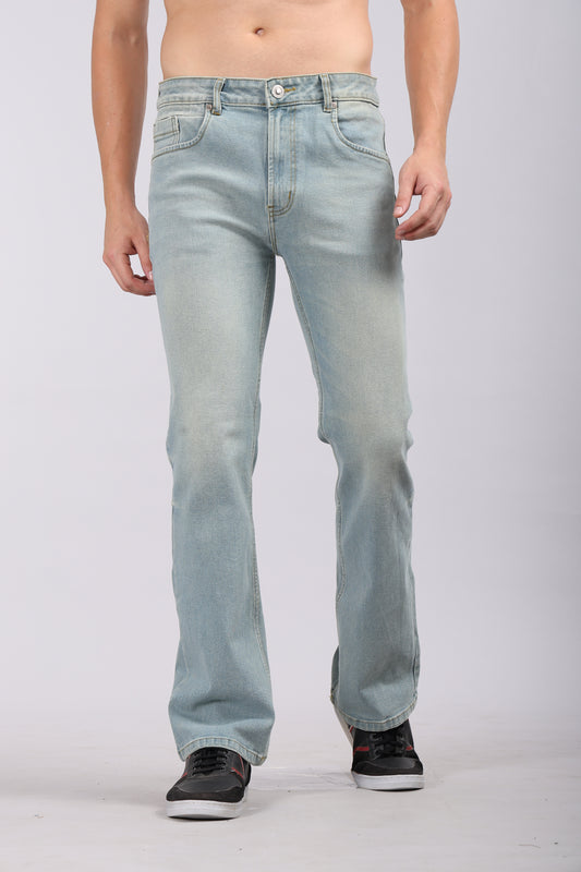 LIGHT INDIGO BOOTCUT JEANS