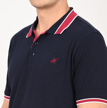 SLIM FIT PIQUE POLO SHIRT