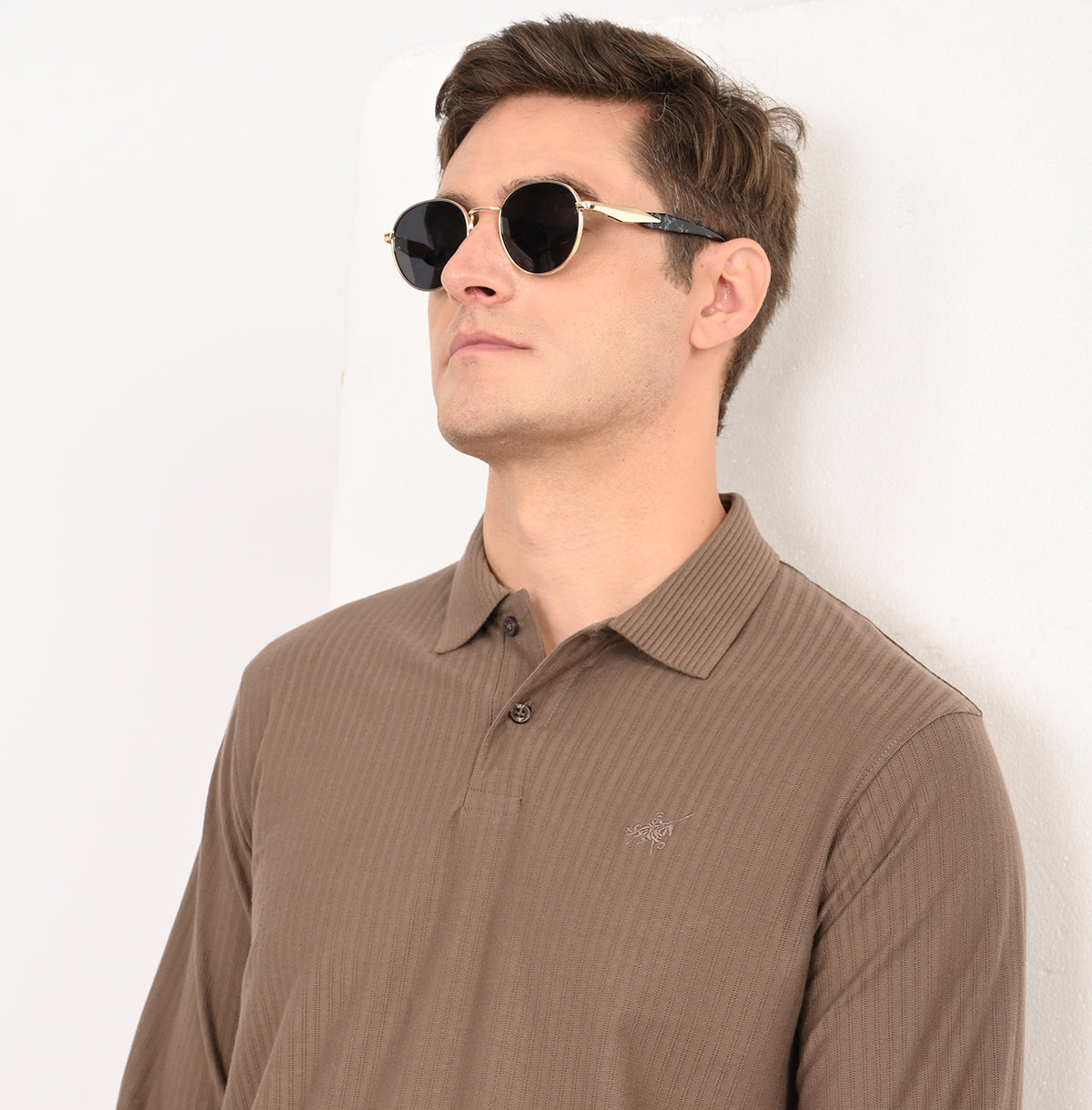 SLIM FIT FULL SLEEVES POLO SHIRT