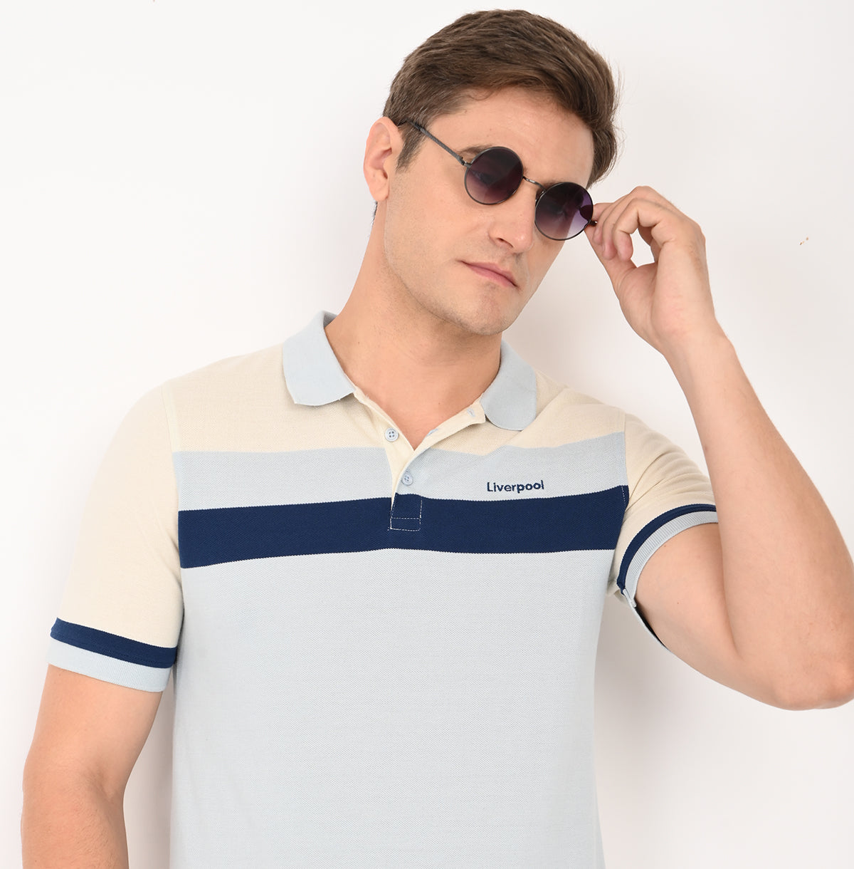 SLIM FIT STRIPE POLO SHIRT