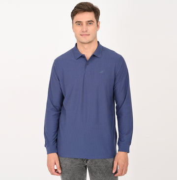 SLIM FIT FULL SLEEVES POLO SHIRT