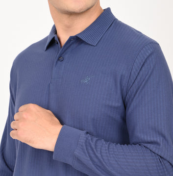 SLIM FIT FULL SLEEVES POLO SHIRT