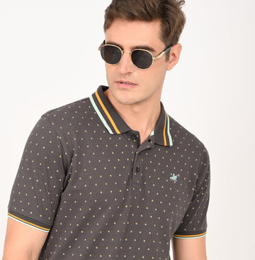 SLIM FIT PIQUE POLO SHIRT