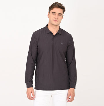 SLIM FIT FULL SLEEVES POLO SHIRT